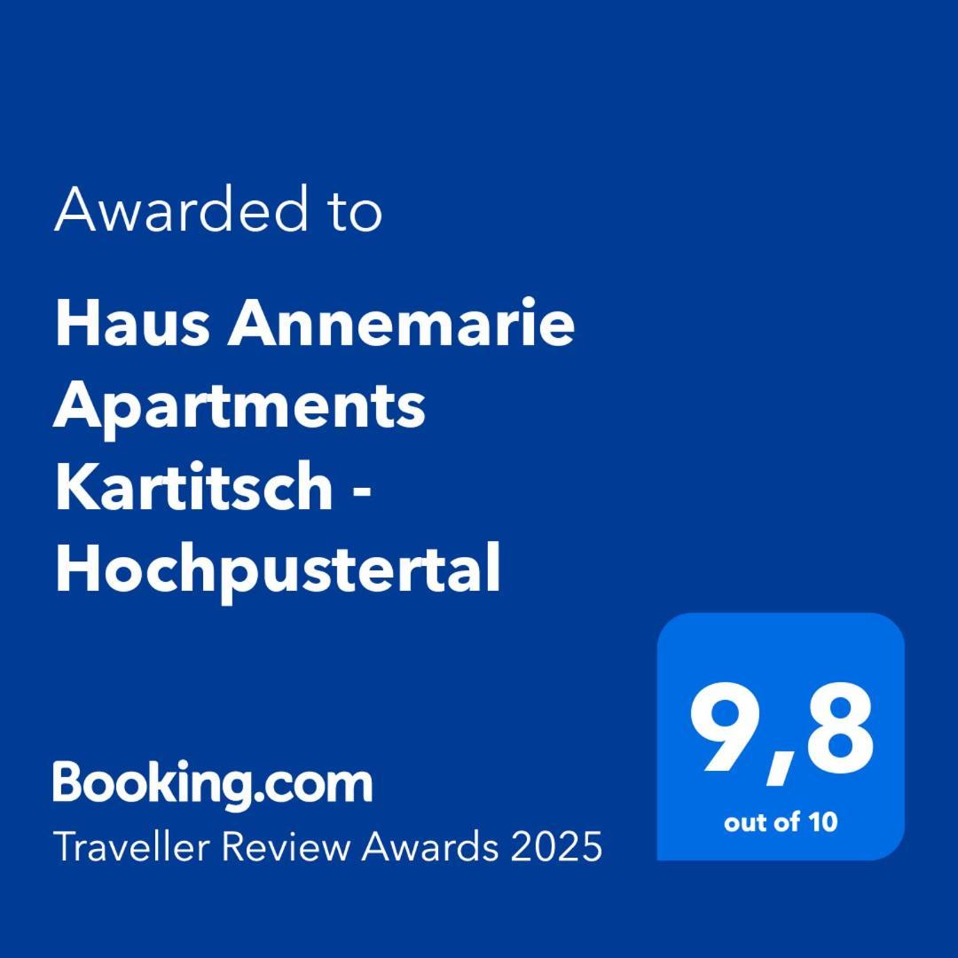 Haus Annemarie Apartments Kartitsch - Hochpustertal 외부 사진